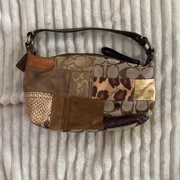 Vintage Coach patchwork mini bag great condition - Picture 2 of 4
